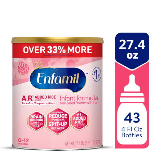 Enfamil A.R. Powder Baby Formula, Reduces Frequent Spit-Up, 27.4 oz​ Can