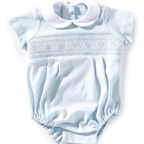 Edgehill Collection Baby Boys Pima Cotton Hand Smocked Bubble | Dillard's