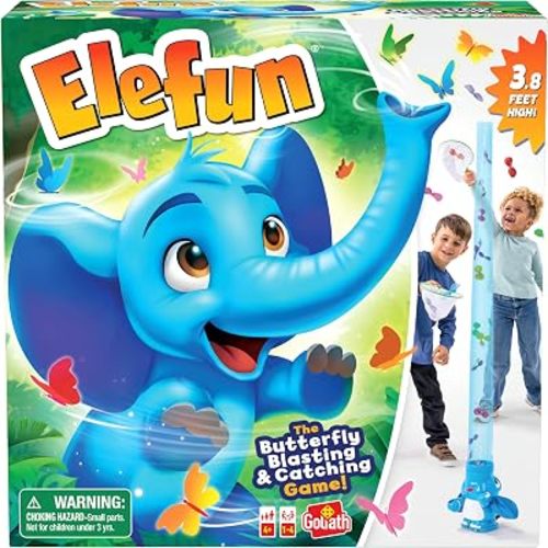 Goliath Elefun | Butterfly Blasting & Catching Game for Kids | 1-4 Players, Ages 4+