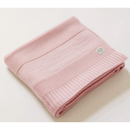 Merino Wool Knitted Baby Blanket | 100% Natural Superfine Merino Wool – Woolino