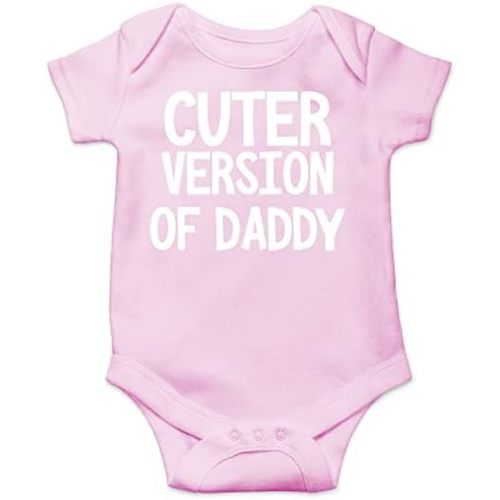 CBTwear Cuter Version of Daddy - Baby Clothes - Funny Newborn Bodysuit Outfits for Boys and Girls