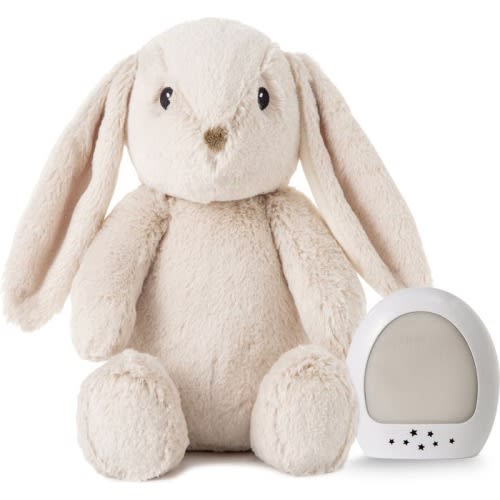 Cloud B LoveLight™ Billy Bunny Multisensory Stuffed Animal, White