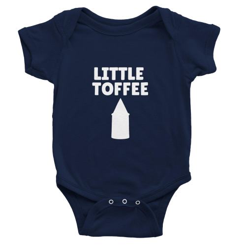 Little Toffee Baby Bodysuit – Everton FC Fan, Newborn Gift