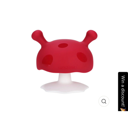 Mombella Mimi Mushroom Soothe Teether Toy For 3 Months Baby With A Fre – mombella