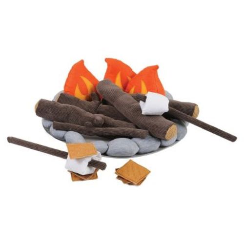 Asweets Campout Campfire and S'Mores Soft Toy Camp Set