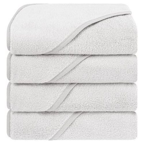 American Soft Linen Baby Cotton Hooded Cotton Towel Set