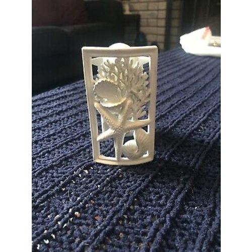 White Sea Shell Coral Shield Wallflower Plug In Bath & Body Works Ocean Unlit