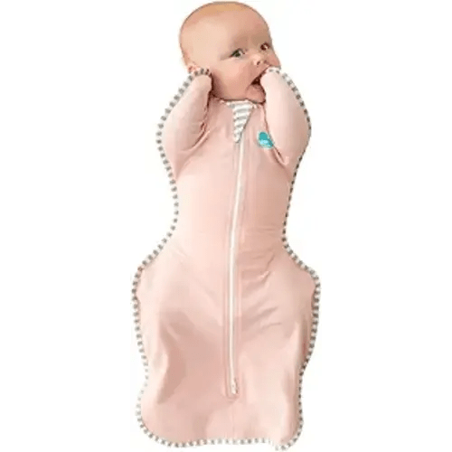 Love to Dream Swaddle UP, Baby Sleep Sack, Self-Soothing Swaddles for Newborns, Improves Sleep, Snug Fit Helps Calm Startle Reflex, New Born Essentials for Baby, 1.0 TOG, 5-8.5 lbs, Pink