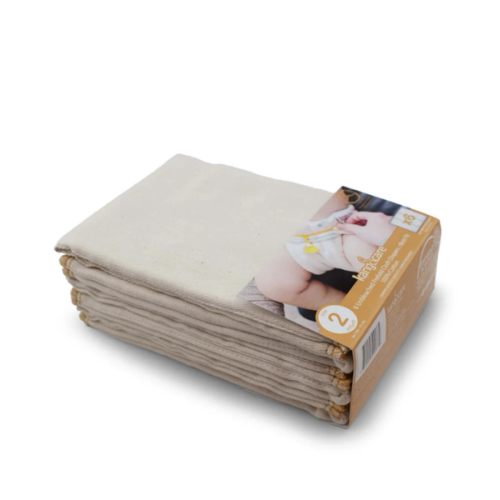 Kanga Care Unbleached Cotton Prefold Cloth Diapers (6 pk) - Size 2 ::