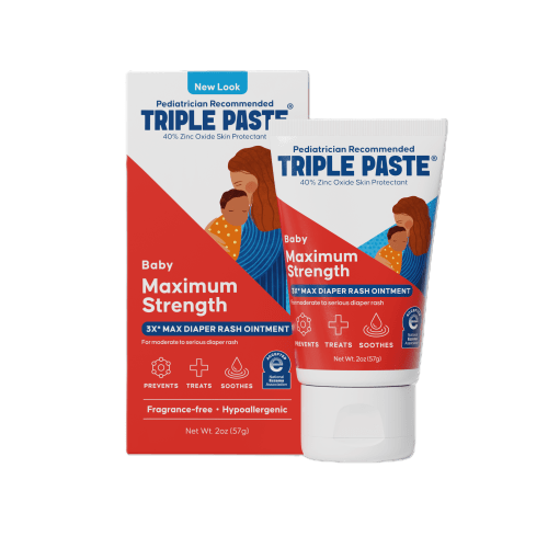 Triple Paste, Diaper Rash Ointment, 2 oz, Severe Relief