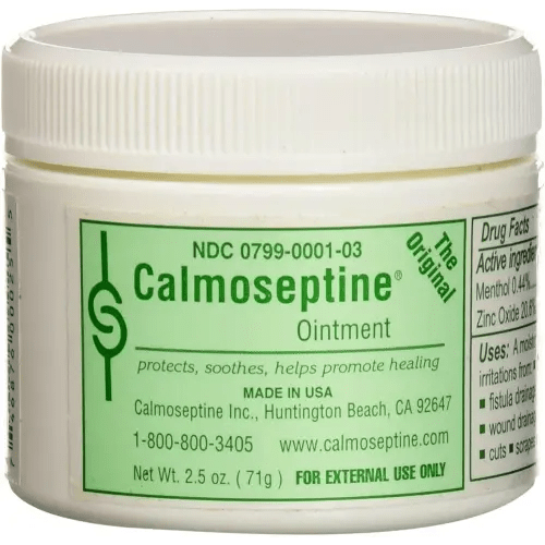 CALMOSEPTINE Diaper Rash Ointment Jar, 2.5 Oz (2 Pack)