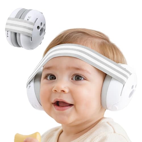 Yoofoss Baby Ear Muffs Noise Protection for Infant and Babies Up to 36 Months - Noise Cancelling Headphones for Ear Protection, Sleep, Travel Baby Essentials