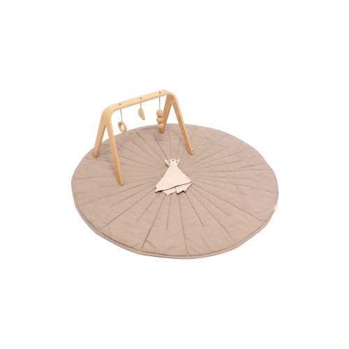 Linen & Cotton Reversible Quilted Play Mat