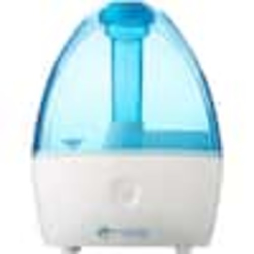 Pure Guardian 0.21 gal. Ultrasonic Cool Mist Humidifier for Rooms up to 210 sq. ft in Blue/White, 14 Hour Runtime on Low, Aromatherapy H910BL
