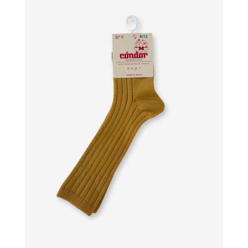 Ribbed Cotton Baby Socks