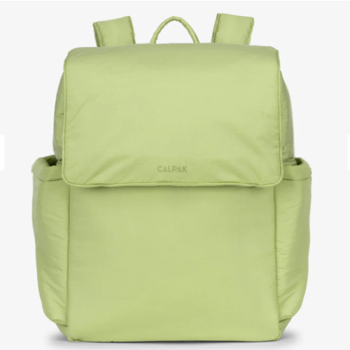Diaper Backpack with Laptop Sleeve - LIME