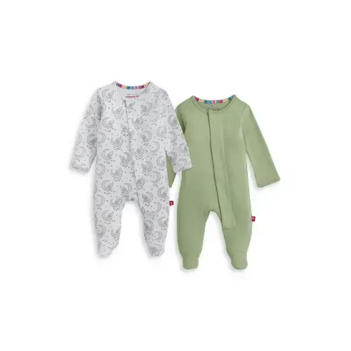 Unisex Cotton Footie Two-Pack Bundle - Baby