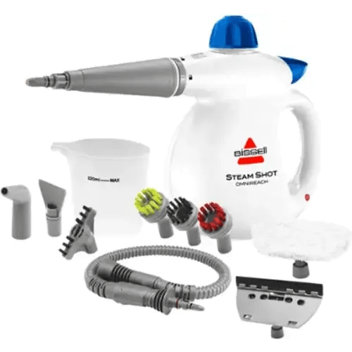 BISSELL - Steam Shot OmniReach Handheld Steam Cleaner & Sanitizer - White
