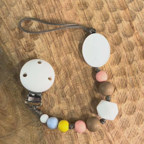 Noah | Silicone Pacifier Clip