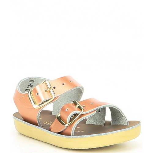 Saltwater Sandals by Hoy Girls' Sun-San Surfer Water Friendly Sandals (Infant)
