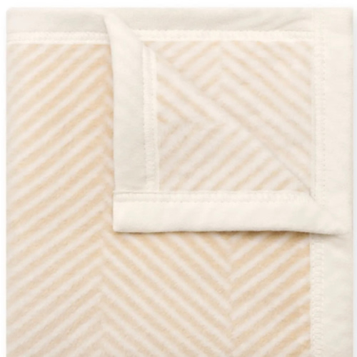 ChappyWrap: Harborview Herringbone Cream Blanket