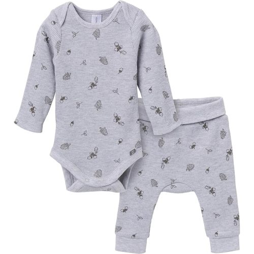 Modern Moments by Gerber baby-boys Long Sleeve Bodysuit and Pant Set