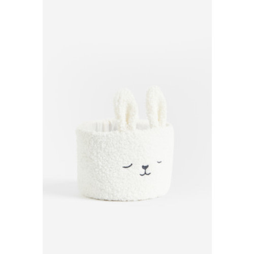 Teddy Fleece Storage Basket