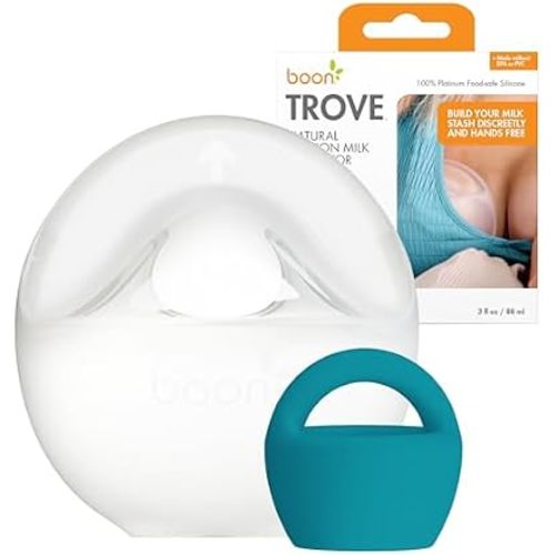 Boon Trove Silicone Manual Breast Pump with Plug - 1 Count
