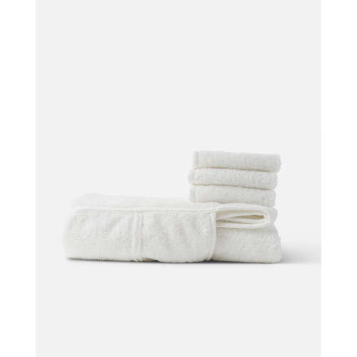 The Hooded Towel + Washcloth Set  / Coconut
