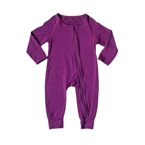 UPF 50+ Bamboo Romper Plum Purple