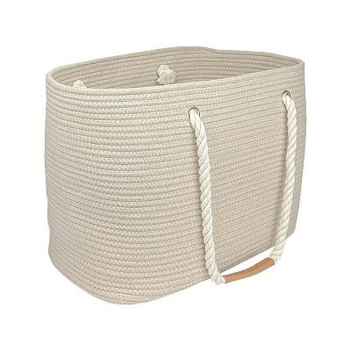 Belle Maison Large Cotton Rope Laundry Tote