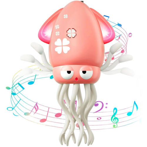 Tummy Time Dancing Squid Toy