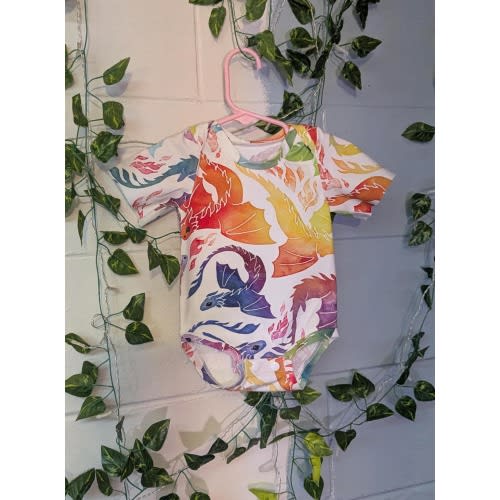 Baby Bodysuit, Handmade Snap Bodysuit, Choose your design, Mushroom Baby Clothes, Frog Newborn Outfit, Witchy Goth Baby Clothing