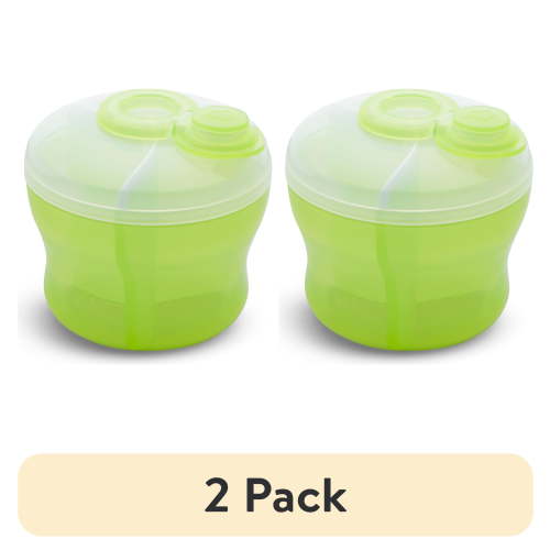 (2 pack) Munchkin® Infant Powdered Formula Dispenser, Holds up to 24 oz., Green, Unisex