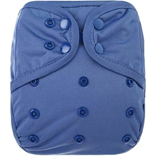 OsoCozy One Size Cloth Diaper Covers - Adjustable Snap Fit & Double Leg Gussets for Baby Boys & Girls from 8-35 Pounds. Use with Prefold, Flat or Fitted Cloth Diapers or Snap-in Inserts.