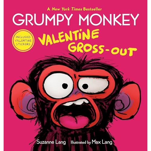 Grumpy Monkey Valentine Gross-Out: Includes Valentine Stickers