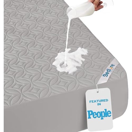 BEDLORE Waterproof Mattress Protector, Full Size Mattress Pad