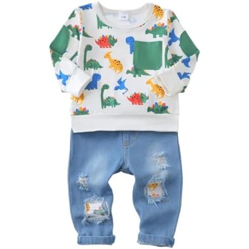 Toddler Baby Boy Outfits Fall Winter Clothes Color Block Long Sleeve Sweatshirt Tops + Jogger Pants Set 2PCS