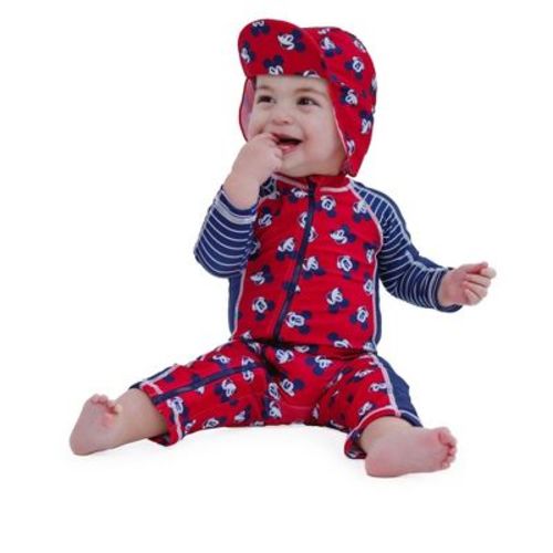 Disney UPF 50+ Raglan Sunsuit and Swim Hat Swimwear Set Newborn to Infant