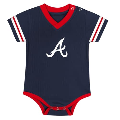 Outerstuff MLB Newborn & Infants 0-24 Months Official Primary Logo Creeper Romper Jersey