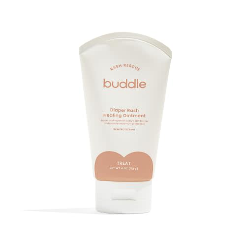 Buddle Diaper Rash Rescue Healing Ointment For Baby, Ceramides, Dandelion, Honey, Maximum Protection, 40% Zinc Oxide, Frangrance-Free, Repairs & Nourishes | 40% Zinc Oxide, Ceramides, Dandelion, Honey