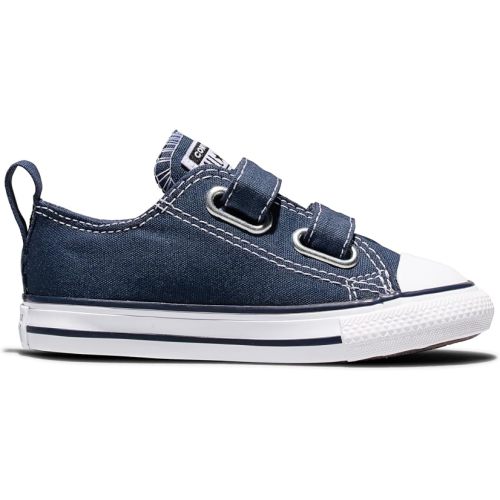 Amazon.com | Converse Kids Chuck Taylor All Star 2V Canvas Ox, Athletic Navy/White, 4 | Sneakers