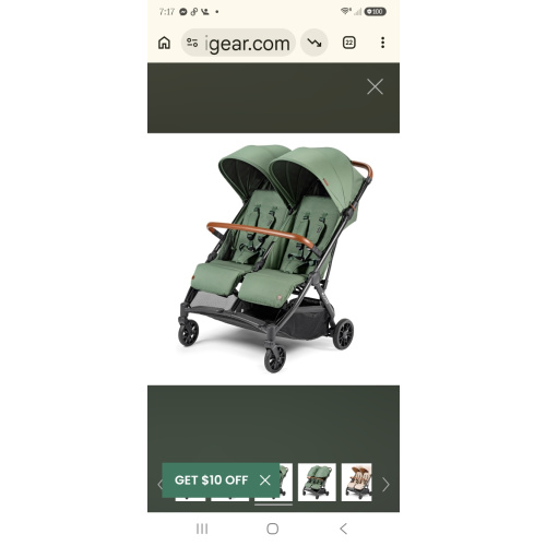 Bēbee Twin: Best Folding Double Stroller | Bombi Gear