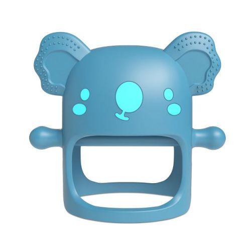 Silicone Baby Hand Teething Toy, Soothes Sucking Needs & Supports Self-Discovery, Soft, Safe & Easy to Clean, Perfect for 0-12 Months