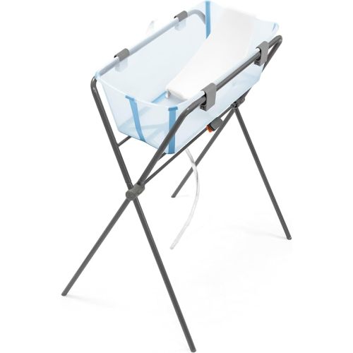 Stokke Flexi Bath, Stand & Newborn Support Bundle, Ocean Blue