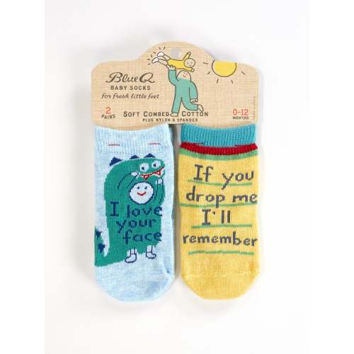I Love Your Face/ If You Drop Me I'll Remember Baby Socks