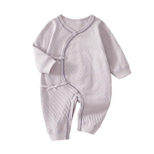abtuhar Baby Girl Romper,Unisex Baby Outfit, Newborn Outfit, Infant Girl Clothes, Long Sleeve Baby Clothes Jumpsuit Purple 0-3 Months