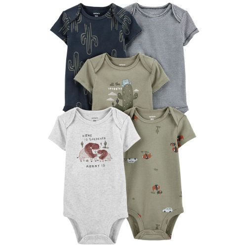 Baby 5-Pack Short-Sleeve Original Bodysuits - NB - Multi