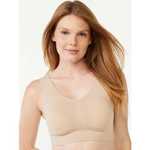 Joyspun Women's Pullover Comfort Bralette, Sizes S-3XL