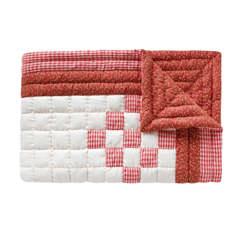 Herukka Square Patchwork Strawberry Quilt Baby